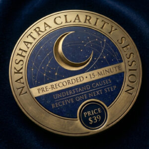Nakshatra Clarity Session